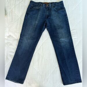 NWOT: Agave Denim Waterman Relaxed Straight 38x31 Triple Indigo Made in USA